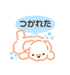 しろいふわふわんこ（個別スタンプ：19）