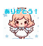 可愛い雪の妖精のイラスト（個別スタンプ：23）