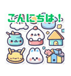 可愛いステッカーのイラスト（個別スタンプ：10）