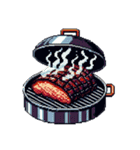 8bit.BBQ バーベキュー40スタンプ（個別スタンプ：12）