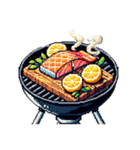 8bit.BBQ バーベキュー40スタンプ（個別スタンプ：38）