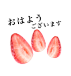 【敬語】真っ赤ないちご です（個別スタンプ：2）