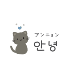 韓国語♡ひかえめネコちゃん（個別スタンプ：2）
