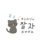 韓国語♡ひかえめネコちゃん（個別スタンプ：40）