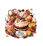 Let's have a Christmas Party！ Let's eat（個別スタンプ：6）