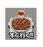 ドット絵の韓国料理と日本語の日常単語（個別スタンプ：5）