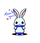 可愛いうさぎ(rabbit)（個別スタンプ：6）