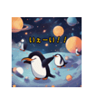 宇宙ペンギンの冒険（個別スタンプ：8）