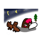 乱暴なすず本  クリスマス（個別スタンプ：3）