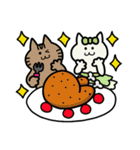 今日もねこちゃん クリスマス＆お正月ver.（個別スタンプ：24）