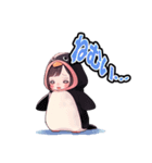 ペンギンふわり♪（個別スタンプ：20）