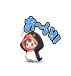 ペンギンふわり♪（個別スタンプ：22）