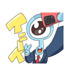 ひとつめめだまスタンプ2（個別スタンプ：4）