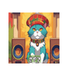 Reggae Cats - グルーヴィーなネコ（個別スタンプ：6）