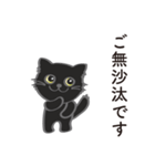 可愛い黒猫のボブ No.02（個別スタンプ：14）