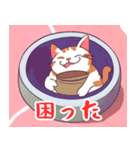 ねこどんぶり（個別スタンプ：8）