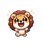 可愛い！ライオンのLINEスタンプ（個別スタンプ：2）