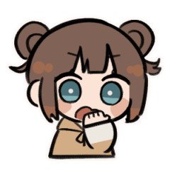 [LINEスタンプ] くまのこがーる【修正版】