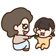 [LINEスタンプ] 孫娘バカばあちゃん