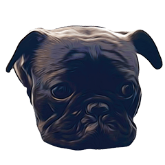 [LINEスタンプ] 五反田のBAR敦盛の看板犬「ブッチャー」の画像（メイン）
