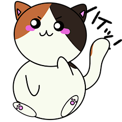 [LINEスタンプ] みけだるま