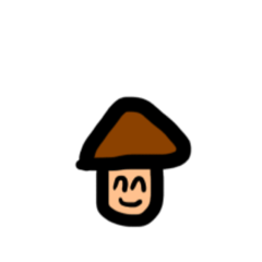 [LINEスタンプ] mushroom stamp（forty teen）