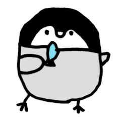 [LINEスタンプ] 子ペンギンのハヤちゃん