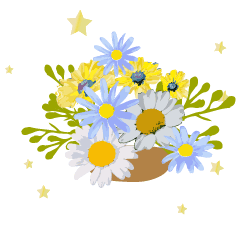 [LINEスタンプ] ありがとう。おめでとう。花束のプレゼント