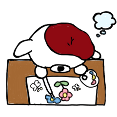 [LINEスタンプ] ほわんわんの落書き