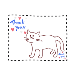 [LINEスタンプ] Neko no aisatu15