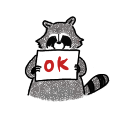 [LINEスタンプ] アライグマかわいい