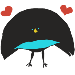 [LINEスタンプ] カタカケフウチョウLOVE！