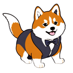 [LINEスタンプ] キュートな柴犬ベビーの生活 (漢字 Ver)