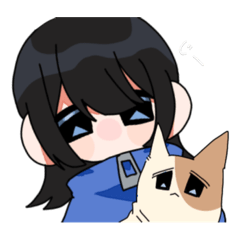 [LINEスタンプ] いりすとぬこ