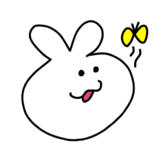 [LINEスタンプ] ちょうちょうさぎ