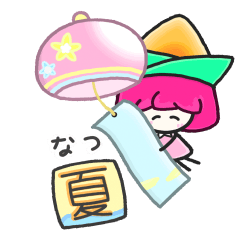 [LINEスタンプ] ハピネスガール ～夏+日常～の画像（メイン）