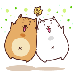 [LINEスタンプ] もふもふキャッツ