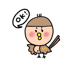 [LINEスタンプ] スズメのGONちゃん