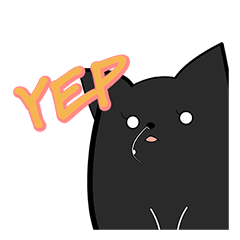 [LINEスタンプ] 黒犬あんちゃん