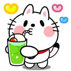 [LINEスタンプ] 猫ニャンコの敬語でか文字【飛び出す！】