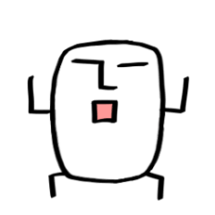 [LINEスタンプ] しかくいのん（ゆるゆる）