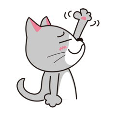 [LINEスタンプ] ねこあるき