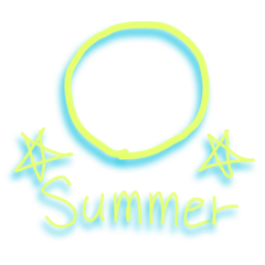 [LINEスタンプ] マルい夏。