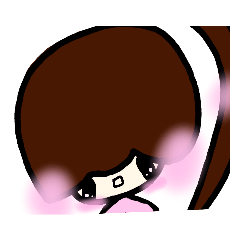 [LINEスタンプ] 乱暴なすず本 恋愛⑤の3のひとこま③