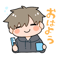 [LINEスタンプ] 雑なパーカーくん