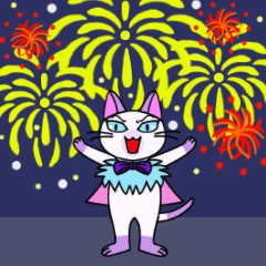 [LINEスタンプ] 【動く】可愛いうさぎ★ねこ★いもむしの夏