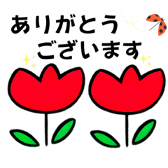 [LINEスタンプ] 色彩豊かな花のスタンプ