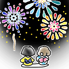 [LINEスタンプ] 着物女子つや姫ちゃん 夏2023