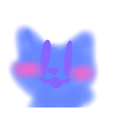 [LINEスタンプ] ブルーの猫のスタンプ第2弾！