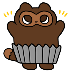 [LINEスタンプ] たぬきケーキのぽこまる